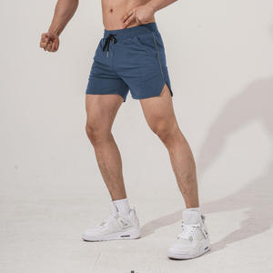Pantalones Cortos Deportivos Colorblock para Hombre, de Secado Rápido, Transpirables, de Malla, para Correr y Entrenar en Verano - Product Image 3