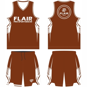 Ensemble d'uniformes de basket-ball personnalisables de haute qualité pour hommes Chemise de sport respirante Tops Shorts Impression numérique Plus Option XS Plain - Product Image 4