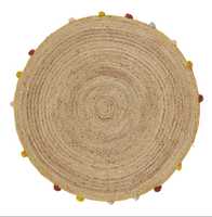 100% naturel coloré Design tressé chanvre Jute tapis coton ménage tapis moderne tissé à la main pour salon nouveauté motif