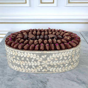 Présentoirs en métal chocolat et dattes Dessert Cupcake Platters Lot de 3 pour mariage et fêtes de restaurant - Product Image 3