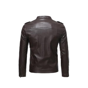2023 Veste en cuir de vache résistante à l'eau de haute qualité pour hommes, veste en cuir 100% de couleur personnalisée pour hommes - Product Image 2