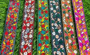 Tela de encaje jacquard premium con adornos florales para decoración de vestidos de novia, proveedor mayorista de textiles OEM. - Product Image 3