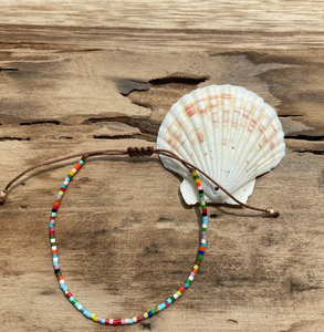 Rainbow Summer <b>Bracelet</b>, <b>Adjustable</b> 14cm-28cm, Surfer <b>Bracelet</b> Surfer <b>Bracelet</b> - Product Image 2