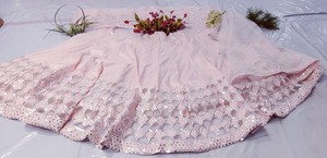Lehenga Choli-ropa de fiesta de seda suave, diseño exclusivo de primera calidad, Color rosa claro, compromiso - Product Image 5