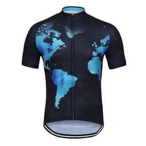 Maillot de Ciclismo Profesional para Hombre con Tela Transpirable, Mangas Cortas, Patrones con Nombre de Equipo/Jugador, Logotipos Delanteros/Traseros, Uso en Todas las Estaciones - Product Image 3