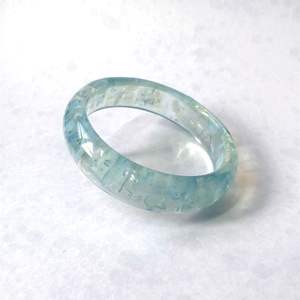 Bracelet manchette en résine à la mode pour femmes indiennes Style ange fait à la main personnalisable - Product Image 1