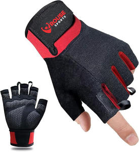 Gants de musculation de haute qualité en gros personnalisés, gants de musculation à demi-doigts, gants d'entraînement de gym, logo personnalisé - Product Image 1