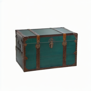 Home Products Home Decor Ornament Rectangular Galvanized <b>Storage</b> Trunk Box for Clothes Use for Home Decoration - Product Image 1