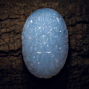 Piedra preciosa de Calcedonia azul Natural hecha a mano de alta calidad, hermoso corte ovalado, efecto de cambio de Color, los mejores productos de joyería a granel - Product Image 1