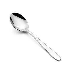 Cuillère à espresso en acier inoxydable 304 pur argent, lavable au lave-vaisselle, pour café, yaourt, soupe, glace, cuillère de mariage - Product Image 5