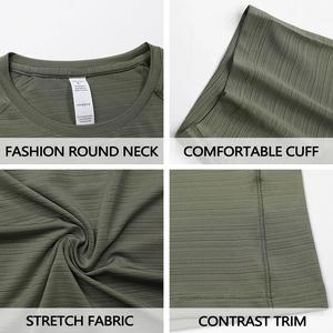 Venta al por mayor personalizada Unisex poliéster Spandex Jersey camiseta personalizada de los hombres de gran tamaño deporte secado rápido gimnasio Fit camiseta para hombres - Product Image 6