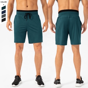Pantalones cortos deportivos elásticos de cuatro lados para hombre, cintura de doble capa, pantalones cortos informales de secado rápido para Fitness, ajuste holgado, baloncesto, envío DDP - Product Image 3