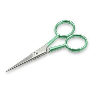 Tijeras pequeñas de acero inoxidable con punta recta y curvada para cejas y pestañas Tijeras para recortar barba y bigote - Product Image 4