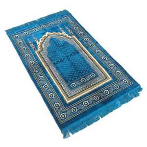 All color's available Cheap Wholesale Factory Islamic Gift Travel Muslim Portable Prayer carpet Rug Pocket Mat Islamic