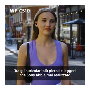 Écouteurs TWS Sony WFC510B CE7 0933876 avec microphone multipoint Bluetooth noirs sans réduction de bruit - Product Image 3