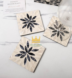 Gran oferta en Vietnam, nueva tendencia, posavasos de nácar, patrón de cargador para mesa, cocina, uso de bebidas de té - Product Image 1