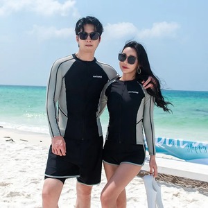 Conjunto de manga larga Rash Guards Swim Tee & Leggings Shorts set Rashguard Sun UV Protection Swimsuit - Product Image 6