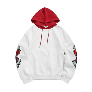 Meilleure vente Nouveau design Séchage rapide Respirant 100% coton Polaire Zipper-Up Broderie Hoodie Concevez vos propres vêtements d'hiver personnalisés - Product Image 1