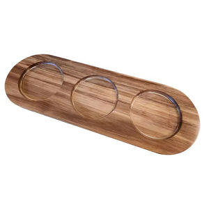 Ensemble de deux plats en bois au design élégant et unique Vaisselle de meilleure qualité Forme carrée Plateau de service le plus populaire Le plus exigeant - Product Image 4