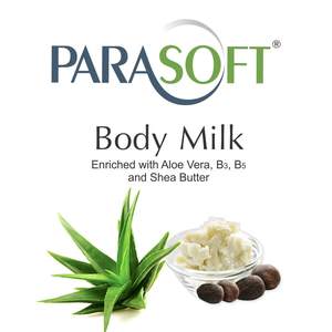 Loción Corporal y Facial Parasoft con Calamina, Parafina Líquida Ligera, Aloe Vera, Manteca de Karité y Vitamina B3 para Piel Muy Seca - Product Image 2