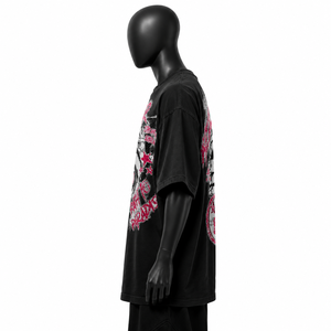 Camiseta Gráfica Oversize de Algodón Premium para Hombre, Estilo Urbano, Personalizable - Product Image 5