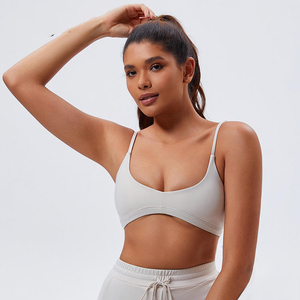 Soutien moyen de haute qualité soutien-gorge de sport réglable respirant sans couture Fitness Yoga course entraînement Sport soutien-gorge haut pour actif - Product Image 3