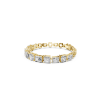 Bracelet en Moissanite Taille Émeraude Radiante, Argent Sterling 925, Bijoux de Luxe de Haute Qualité, Vente en Gros, Livraison Rapide