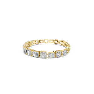 Bracelet en Moissanite Taille Radiant et Taille Émeraude en Argent Sterling 925 de Haute Qualité – Vente en Gros B2B, Stock Disponible, Livraison Rapide - Product Image 1