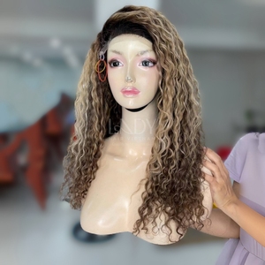 Alta calidad Highlight Bumerse Curly Highlight Color Pelucas de cabello humano vietnamita Cabello humano real 2025 - Product Image 2