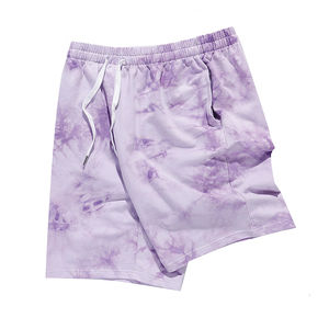 Tie Dye Cotton <b>Sweat</b> <b>Shorts</b> 2021 Custom Quick Dry Breathable cotton Tie dye printing top quality <b>shorts</b> <b>men's</b> - Product Image 1