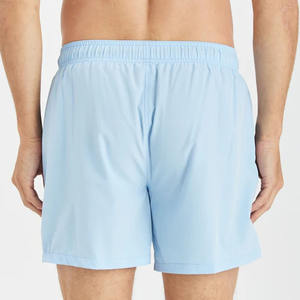 Pantalones Cortos Deportivos para Hombre, Cintura Elástica con Cordón y Bolsillos, Pantalones Cortos de Salón para Deportes - Product Image 4