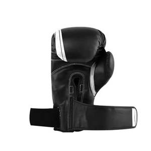 Gants de boxe en cuir robustes avec logo personnalisé de haute qualité et bonnes poignées pour les arts martiaux - Product Image 6