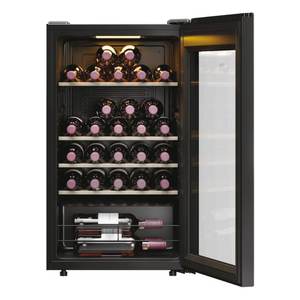 SERIE 3 Bodega para 50 Botellas HWS34GGH1 Negra, Vinoteca para 34 Botellas Clase G (47.5x45.6x85cm) - Product Image 3