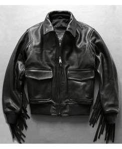 Harley Angel <b>Fringe</b> Leather Moto <b>Jacket</b> - Product Image 1