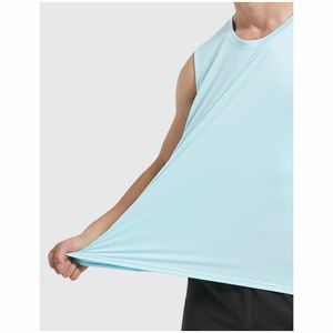 OEM ODM Custom Men's Premium Tank Tops Soft Breathable Plus Size Knitted Casual Sleeveless Shirts Factory Supply Comfortable - Product Image 4