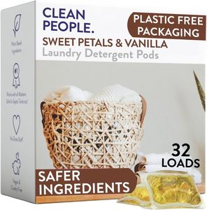 น้ำยาซักผ้าแบบแคปซูล The Clean People สูตรขจัดคราบ - กลิ่นดอกไม้หวานและวานิลลา แพ็ค 32 ชิ้น - Product Image 2