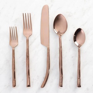 Stainless Steel <b>Set</b> Of 4 Flatware Pcs Ideal Kitchen Tabletop Dining Home Use Silver Color Plated Cutlery Newest Design Handle - Product Image 3