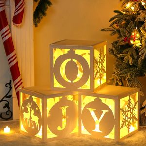 Cajas de Navidad con Diseño de Copo de Nieve y Luz, Cajas de Felicidad con Luz, Adornos Navideños, Regalos de Navidad, Decoración de Año Nuevo 2026 - Product Image 5