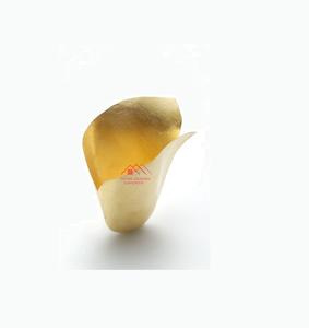 Vaisselle de mariage et d'événements Vase à fleurs Pot à fleurs et vase en aluminium martelé Vase à fleurs décoratif pour la maison plaqué or - Product Image 2