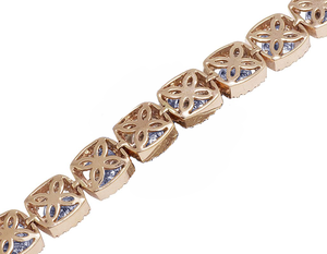 Trending Style Customized In S925 Sterling <b>Silver</b> Beautifully Crafted In Moissanite Round Diamond <b>Bracelet</b> Gift For Her - Product Image 3