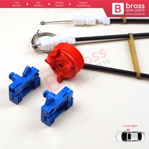 Kit de réparation de lève-vitre électrique BWR430, porte avant droite pour Vel Satis Hatchback BJ 2001-2009 8200008326 - Product Image 3