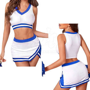 Top Deportivo Performance Cheer Shell, Material Atlético Flexible para Prácticas, Entrenamiento y Uso en Escenario - Product Image 3