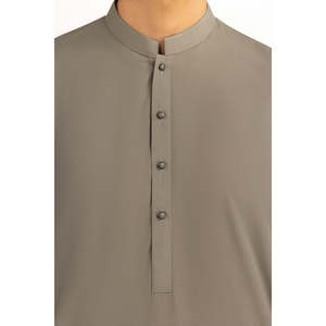 ชุดสูทเบสิค SK-BSC25-114 ทรงปกติ สำหรับเจ้าบ่าว สีเขียวอ่อน ผ้าผสม เหมาะสำหรับฤดูร้อน โอกาสพิเศษแบบตะวันออก - Product Image 3