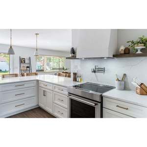 Placa de Cuarzo Moderna, Resistente al Agua y Duradera, Sereno Gold Vadara, para Aplicaciones en Cocina y Pared - Product Image 6