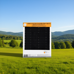 Panneau solaire monocristallin noir de type N 415W par PolyCrown Solar Tech - Product Image 3