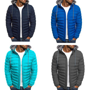 แจ็กเก็ตขนแกะโอเวอร์ไซส์สำหรับผู้ชายเสื้อฮู้ดโอเวอร์ไซส์แบบลำลองมีซิปปิดสำหรับฤดูหนาวโลโก้แบบกำหนดเอง - Product Image 6