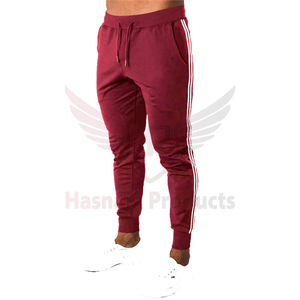 Mens Custom <b>Joggers</b> <b>Slim</b> Fit Sweatpants Cotton Track Pants Double Stripe Gym Fitness Trousers Custom Wholesale Sports Pants - Product Image 6