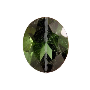 Piedra preciosa semipreciosa de corte ovalado de turmalina verde de alta calidad del fabricante indio - Product Image 6
