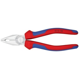 คีมปากแหลม KNIPEX ขนาด 180 มม. พร้อมด้ามจับหลายชิ้นส่วนเคลือบโครเมียม - Product Image 6