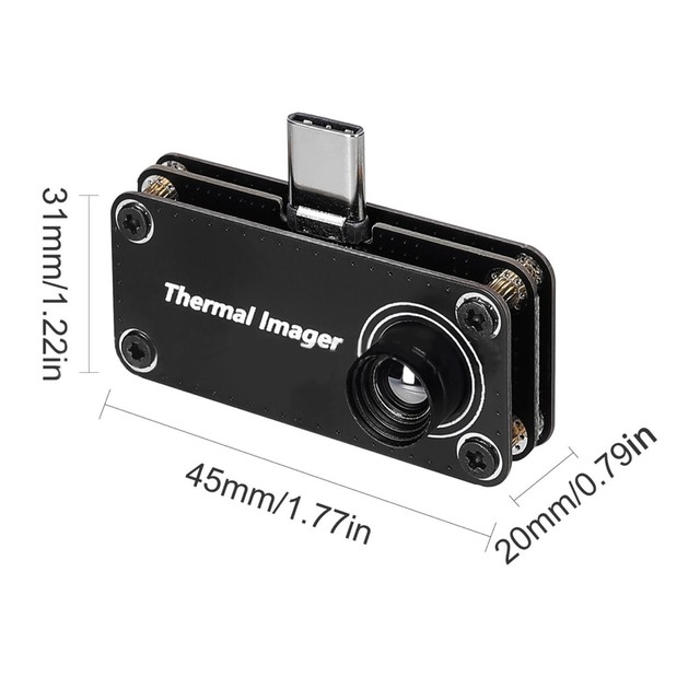 TIOP01 32x32 Thermal Camera for Android 8-13 Cellphones Mobile Phone Thermal Imager with OTG Function OEM Supported